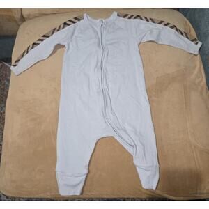Burberry Unisex Baby Romper, Light Blue, Size 12 Months, 80 CM